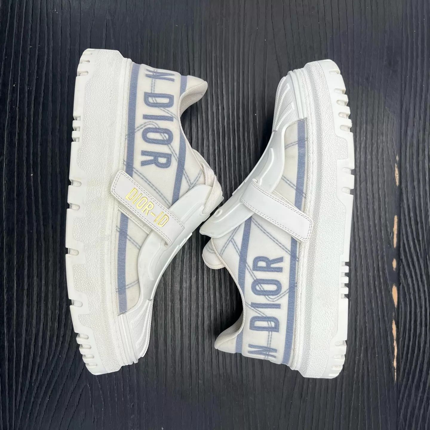 Dior Dior B23 Sneakers White Blue 38 Size US 7.5 / IT 37.5 - 2 Thumbnail