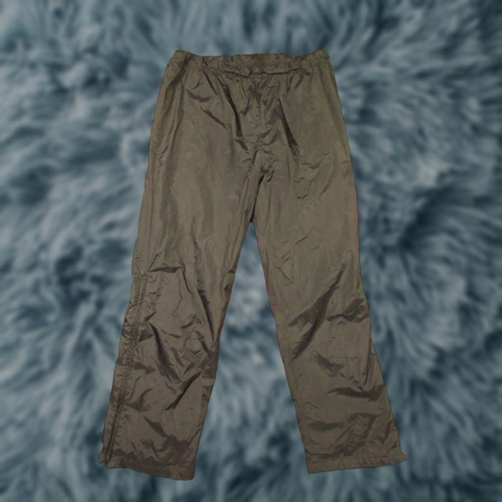 Vintage VTG REI Gor Tex Rain Pants Mens L Black Lightweight Packable Zip Ankles USA Size US 33 - 1 Thumbnail