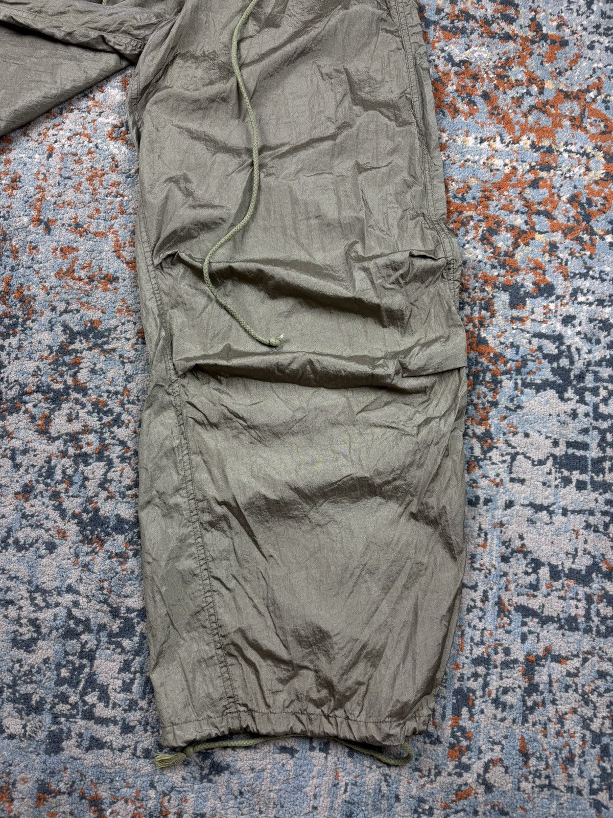 Japanese Brand × Vintage Vintage y2k military style parachute ultra baggy pants Size US 28 / EU 44 - 6 Thumbnail