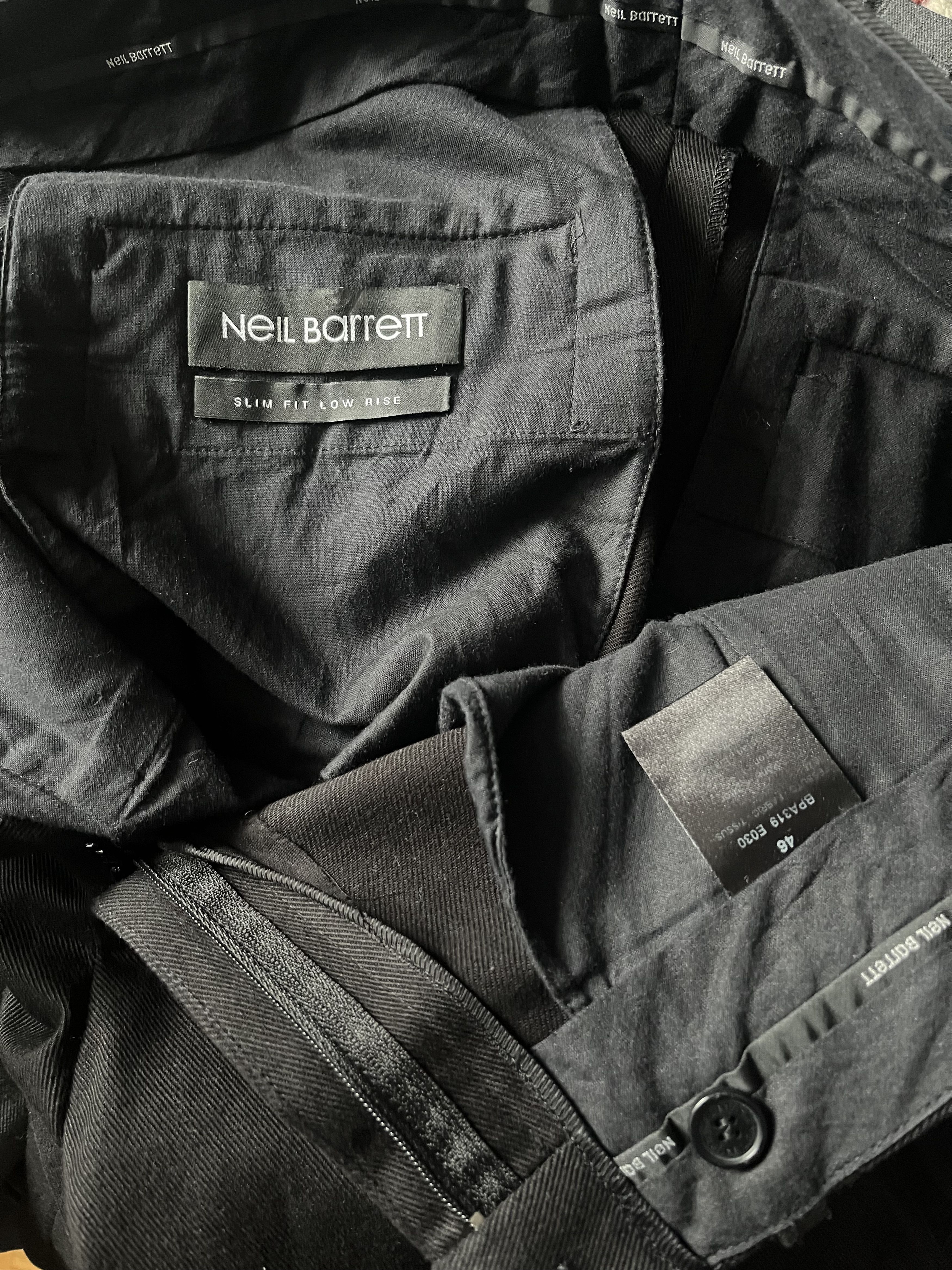 Neil Barrett NEIL BARRETT SNAP CUFF TROUSERS Size US 30 / EU 46 - 6 Thumbnail