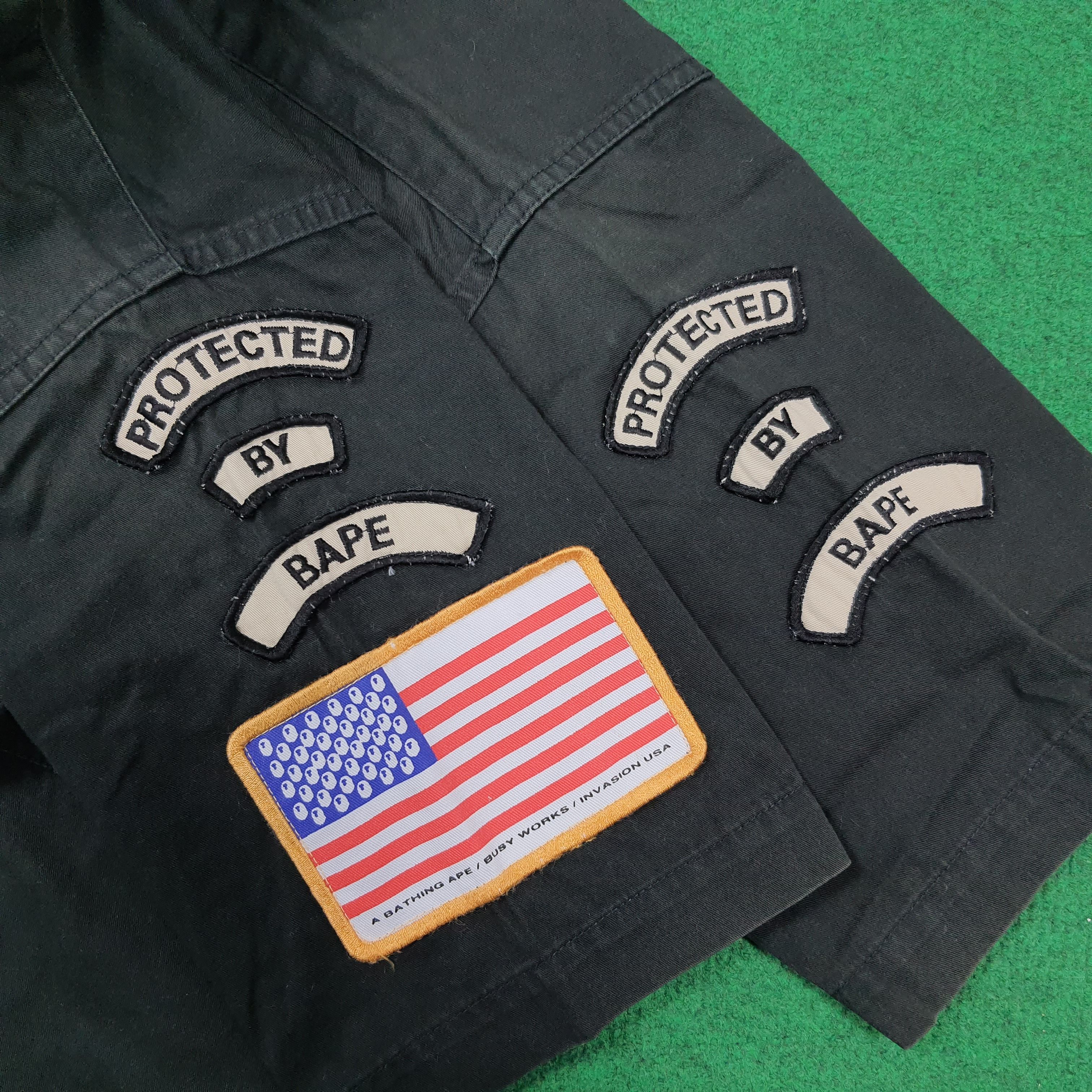 Bape Vintage BAPE Japan Baseball Button Up Shirt C285N28 Size US M / EU 48-50 / 2 - 6 Thumbnail