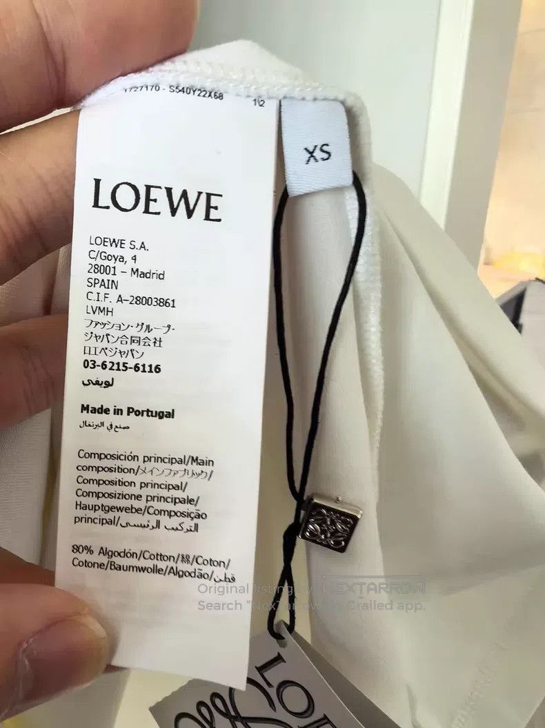Loewe Loewe Short Sleeve Shirt Length 74 Chest 55 Size XS / US 0-2 / IT 36-38 - 4 Thumbnail