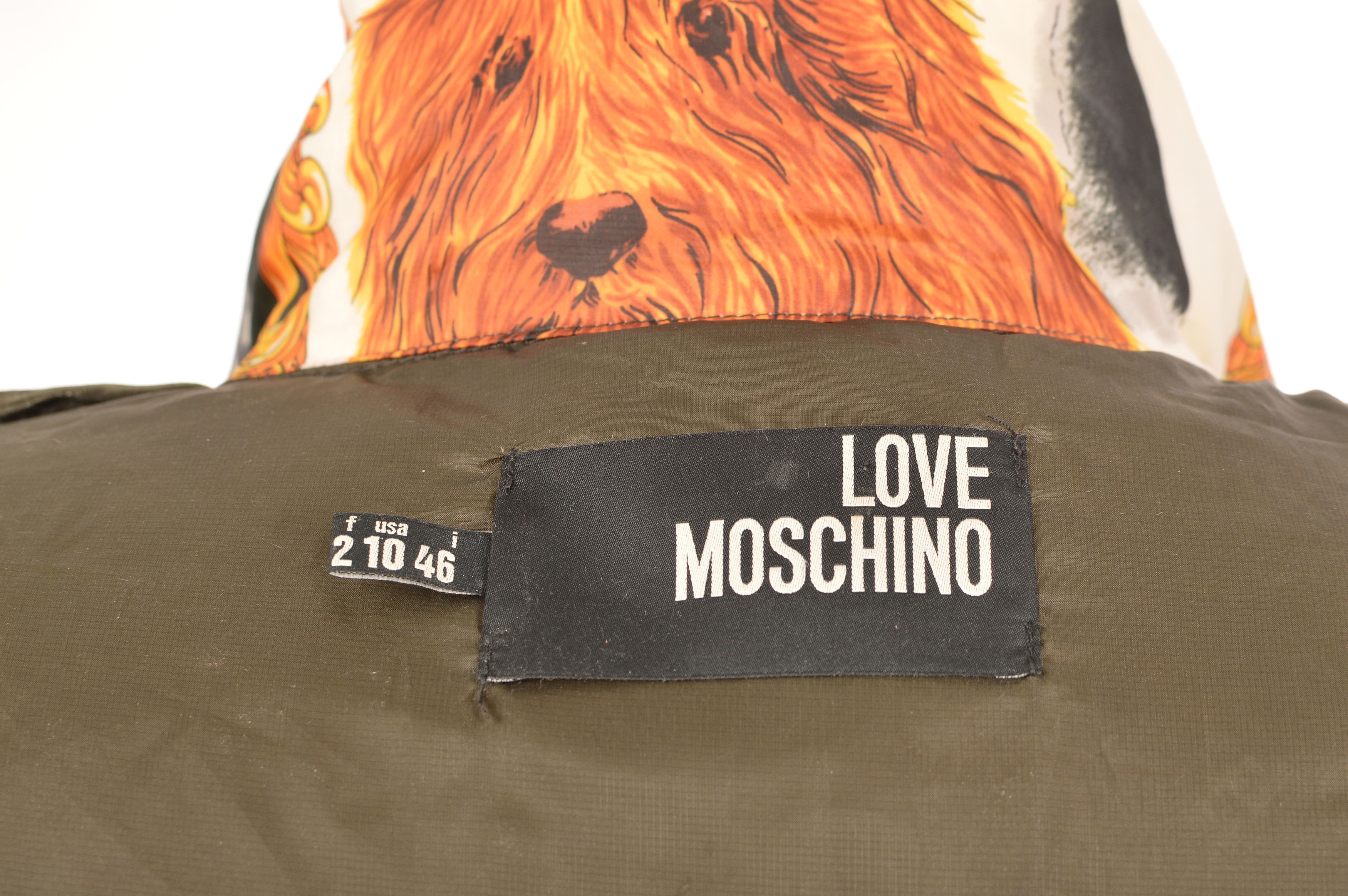 Love Moschino Love Moschino Down Puffer Jacket Lila Fufi Dog Print Size L / US 10 / IT 46 - 6 Thumbnail