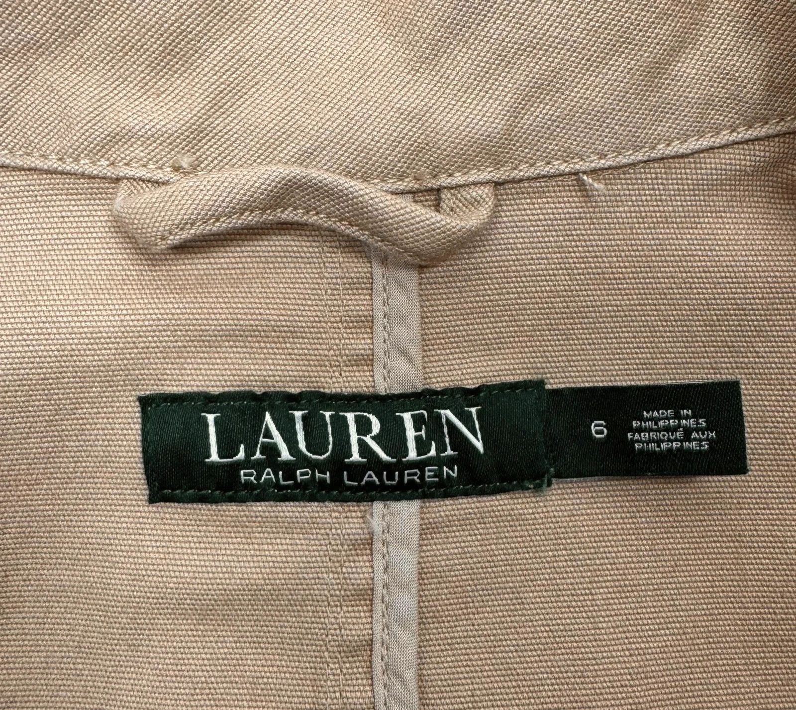 Lauren Ralph Lauren Lauren Ralph Lauren Denim Jacket Army Button Up size US6 Size M / US 6-8 / IT 42-44 - 12 Thumbnail
