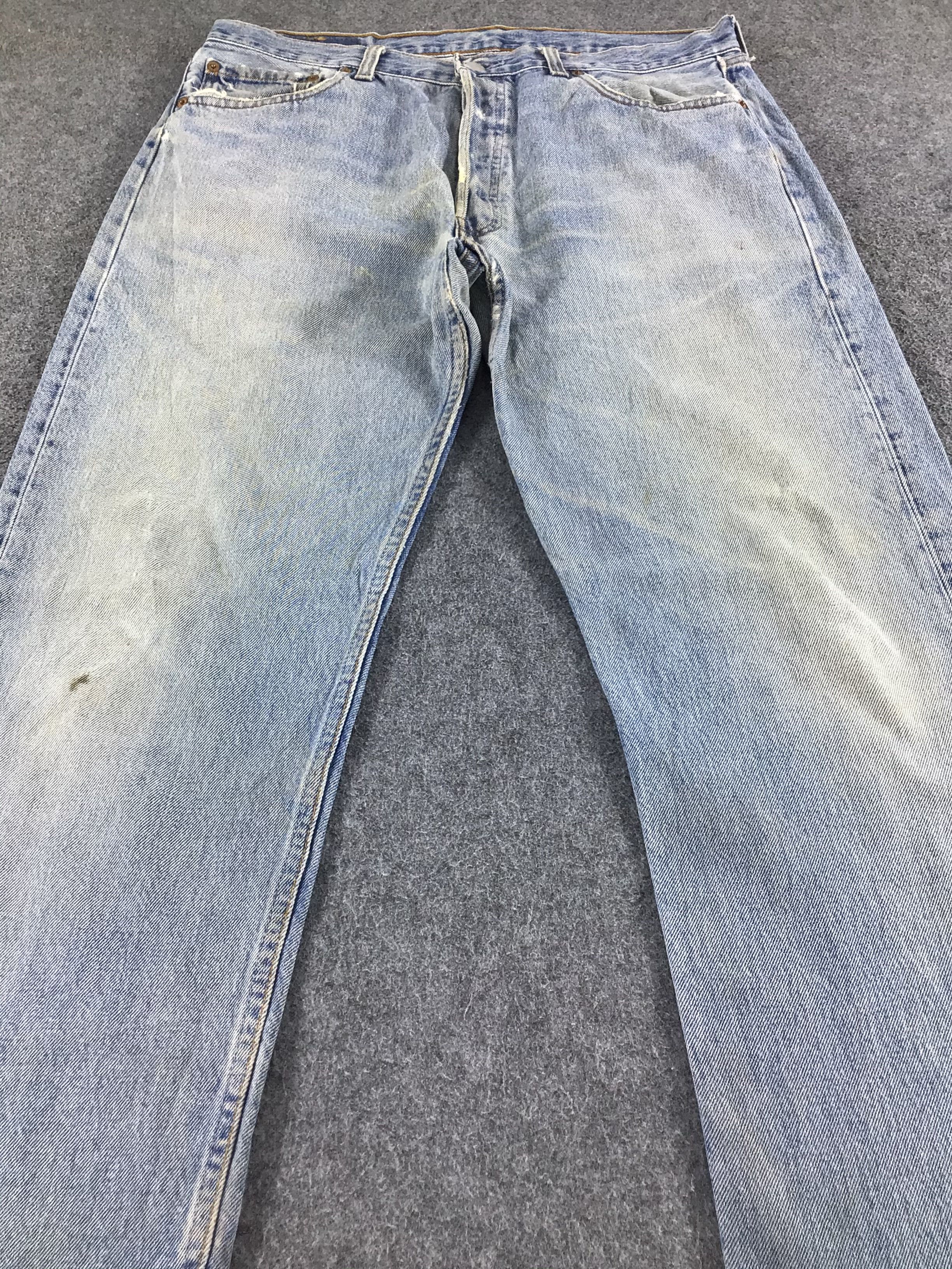 Levi's × Vintage Vintage 90s Levis 501 Jeans-JM346 Size US 35 - 2 Thumbnail