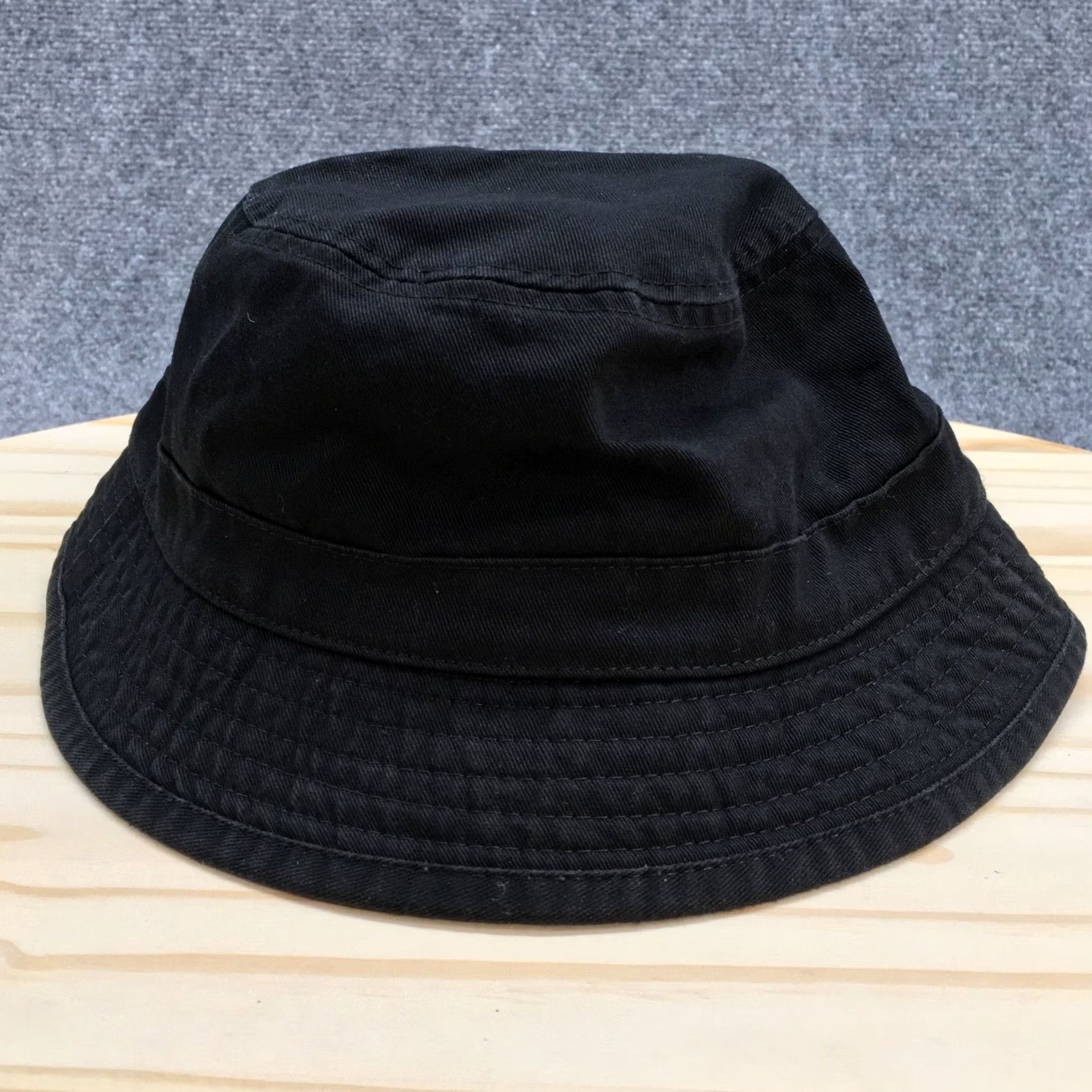 Vintage Cap America Classic Series Bucket Hat Mens Black One Size Cotton Casual NWT Size ONE SIZE - 2 Thumbnail
