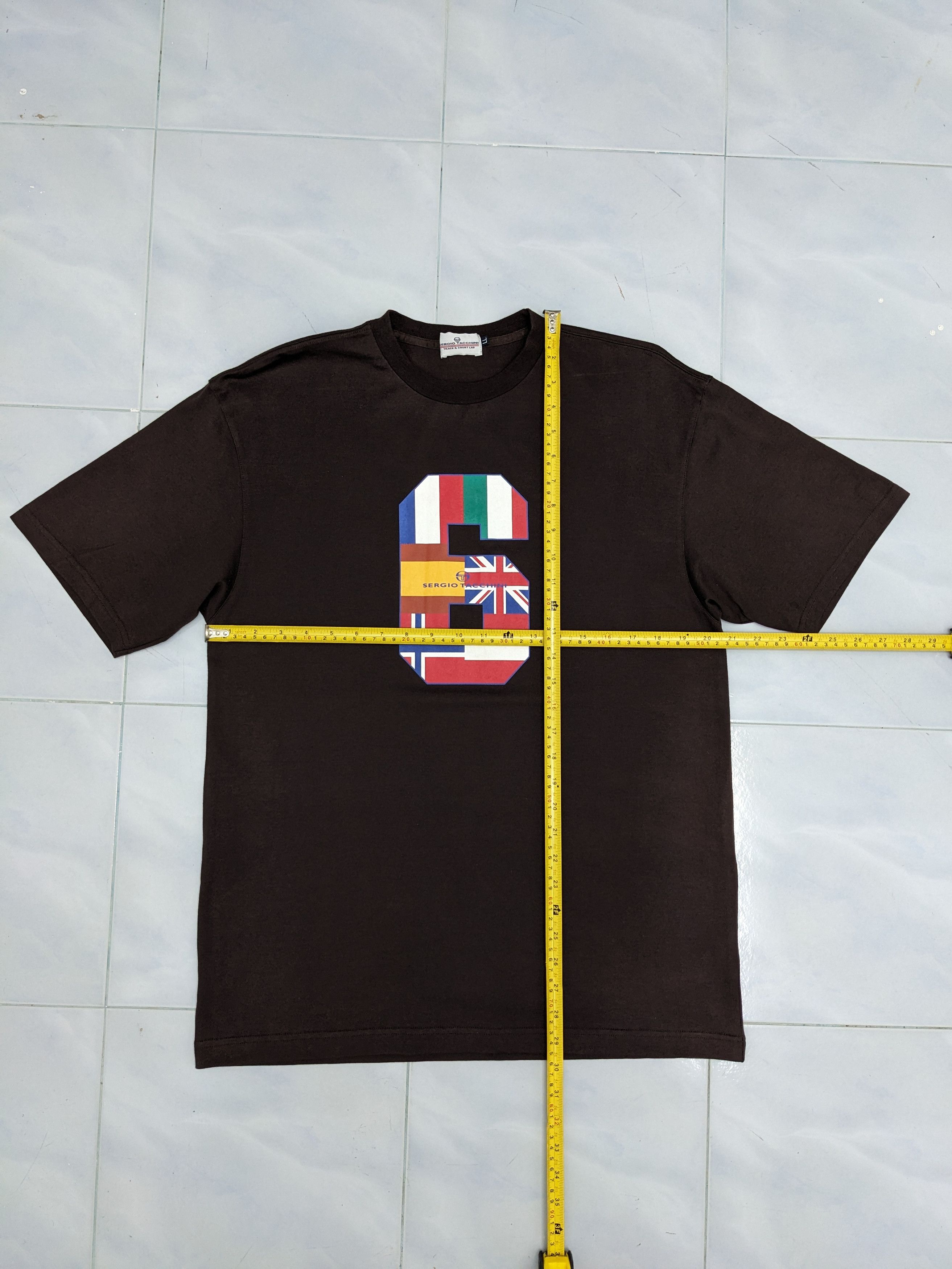 Sergio Tacchini SERGIO TACCHINI 6 LOGO FLAG TSHIRT Size US L / EU 52-54 / 3 - 5 Thumbnail