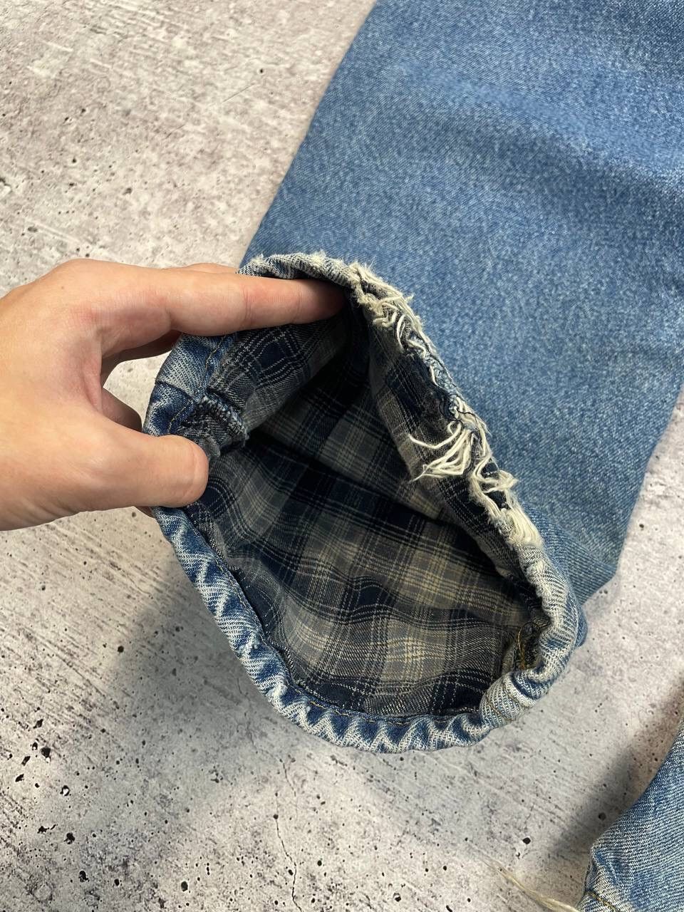 Carhartt Vintage 90s Carhartt Flannel Denim Jeans Work Wear Y2K Size US 32 / EU 48 - 9 Thumbnail