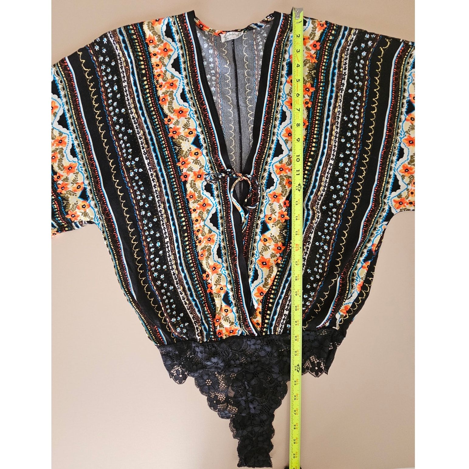 Free People Free People Intimately Floral Dolman Sleeve Bodysuit XS Size XS / US 0-2 / IT 36-38 - 8 Thumbnail