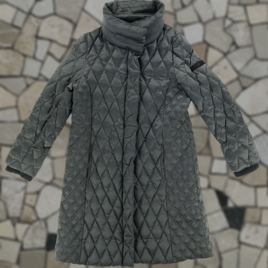 Vintage VINTAGE Tatras Diamond Quilted Down Fill Parka Jacket Gray Women's 5 Shirt Jacket Women Size S / US 4 / IT 40 - 1 Thumbnail