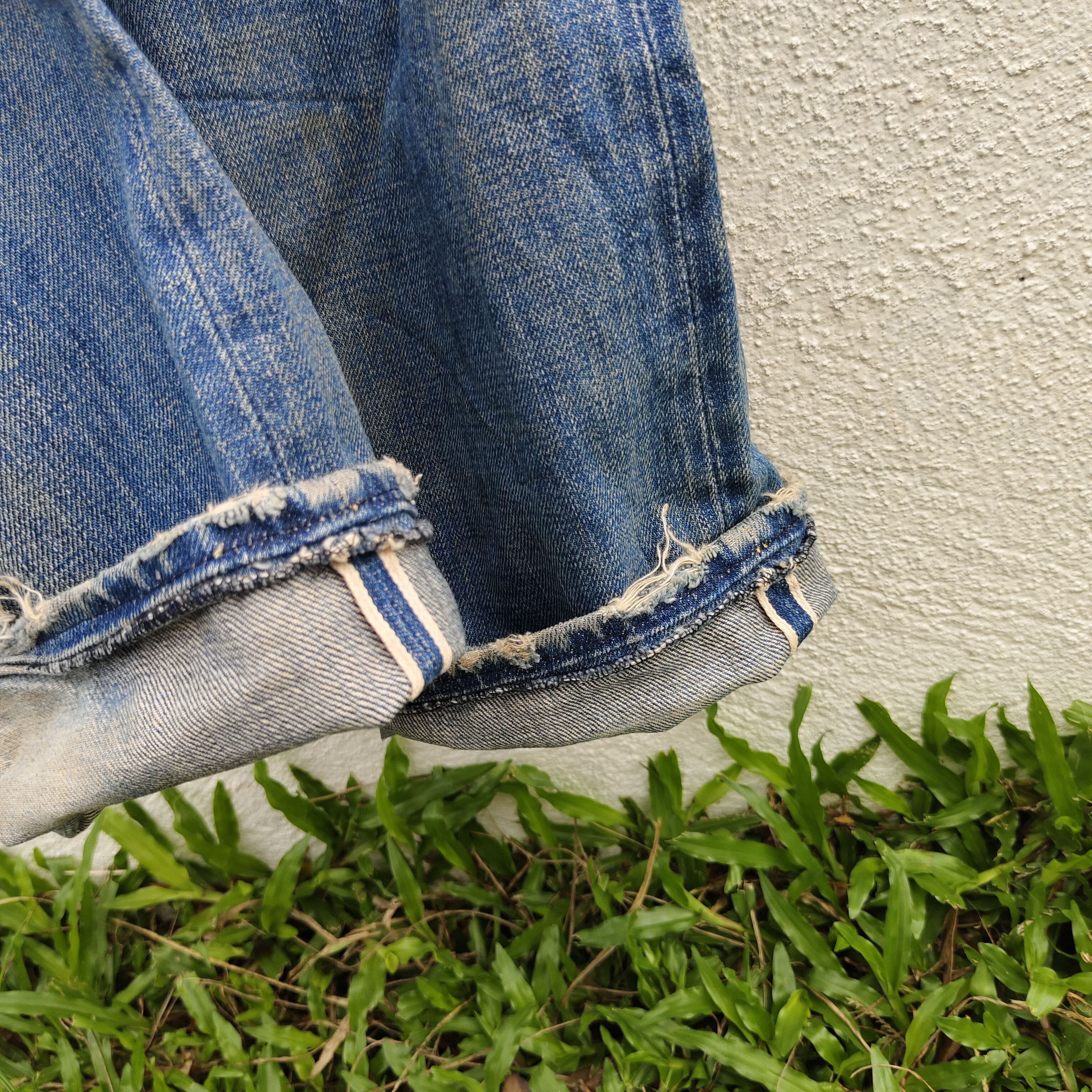 Levi's Vintage Levi's Big E Lot 66501 Distressed Selvedge Jean Size US 30 / EU 46 - 11 Thumbnail