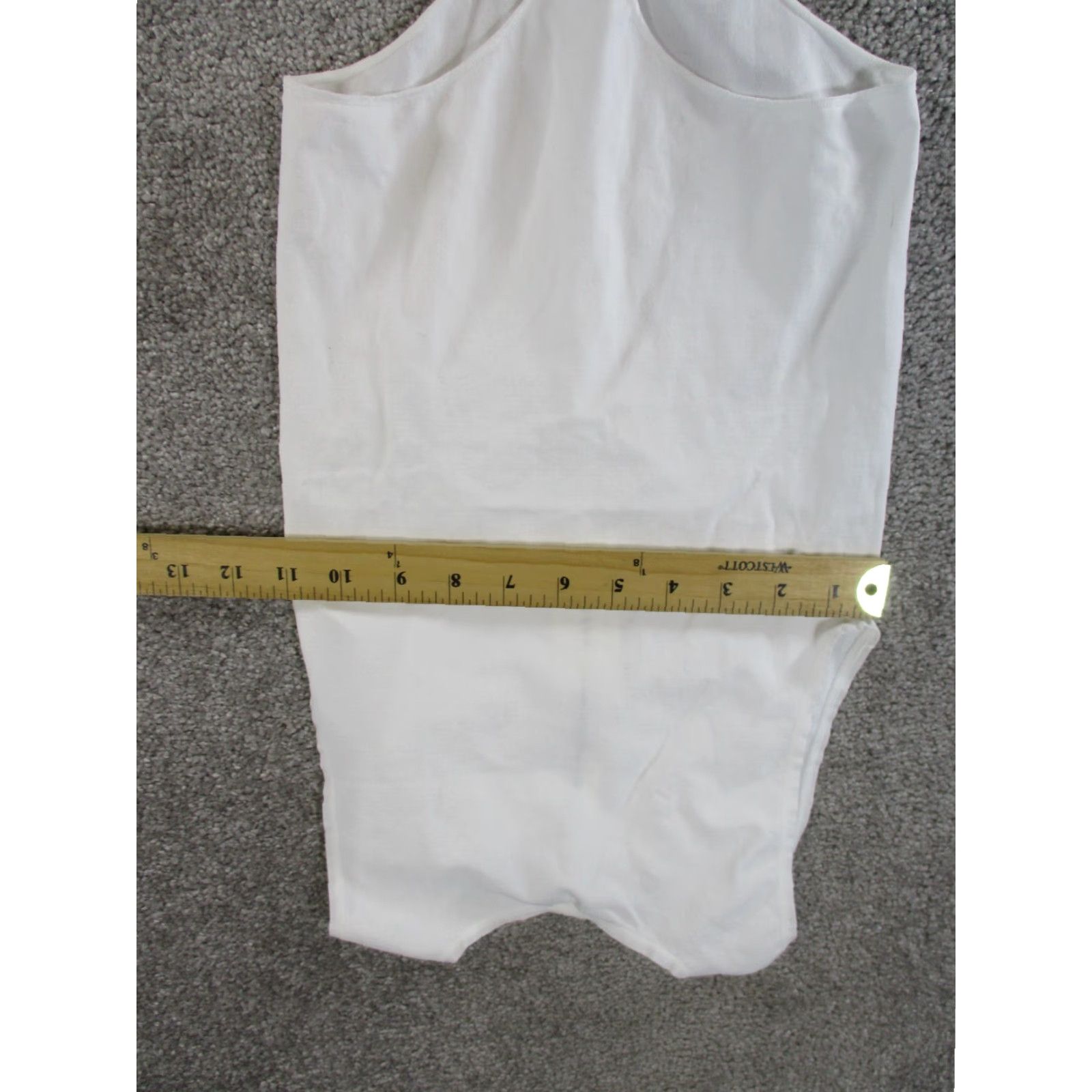 Vintage VINTAGE Babaton Bodysuit Womens XS White Sleeveless Round Neck One-Piece Stretch 90s Fashion Womens Size XS / US 0-2 / IT 36-38 - 5 Thumbnail