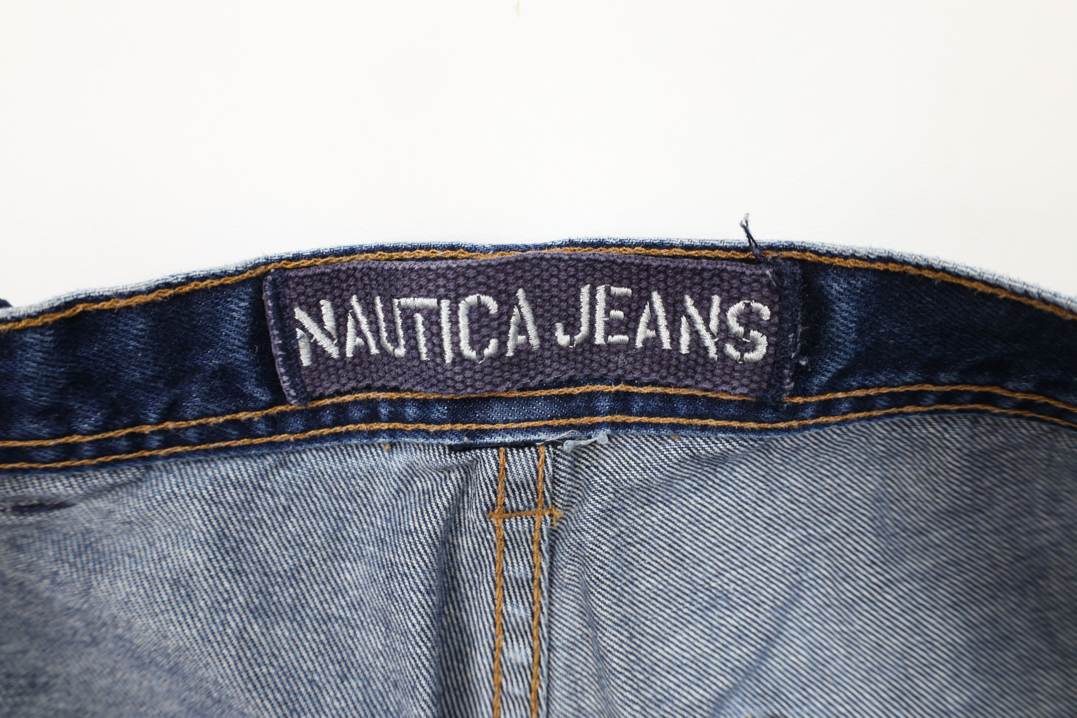 Nautica Vintage 90s Nautica Baggy Big Pocket Wide Leg Denim Jeans Size US 36 / EU 52 - 10 Thumbnail