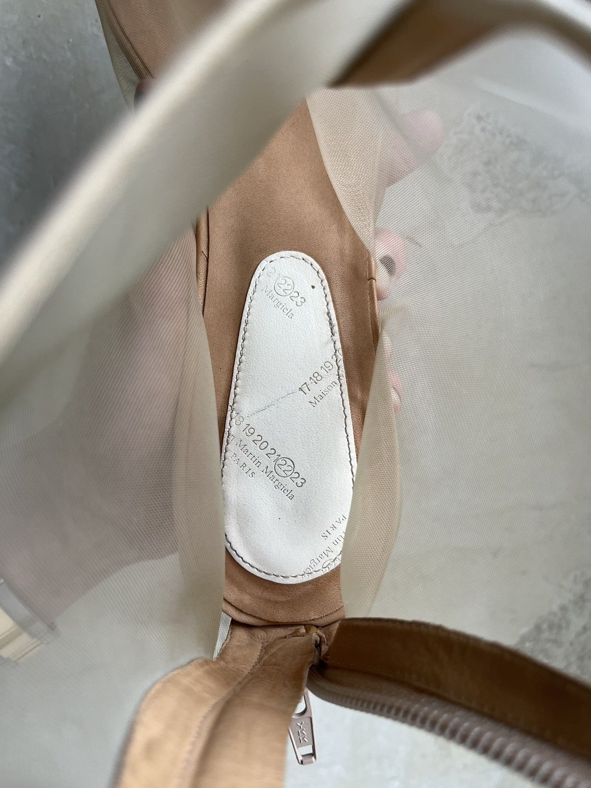 Maison Margiela SS 2012 Nude Transparent Mesh Shoes Size US 8 / IT 38 - 11 Thumbnail