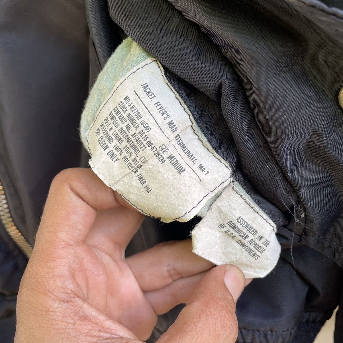 Vintage 💥Vintage 70s Winfield Internation Bomber Ma 1 Flight Jacket Size US M / EU 48-50 / 2 - 6 Thumbnail