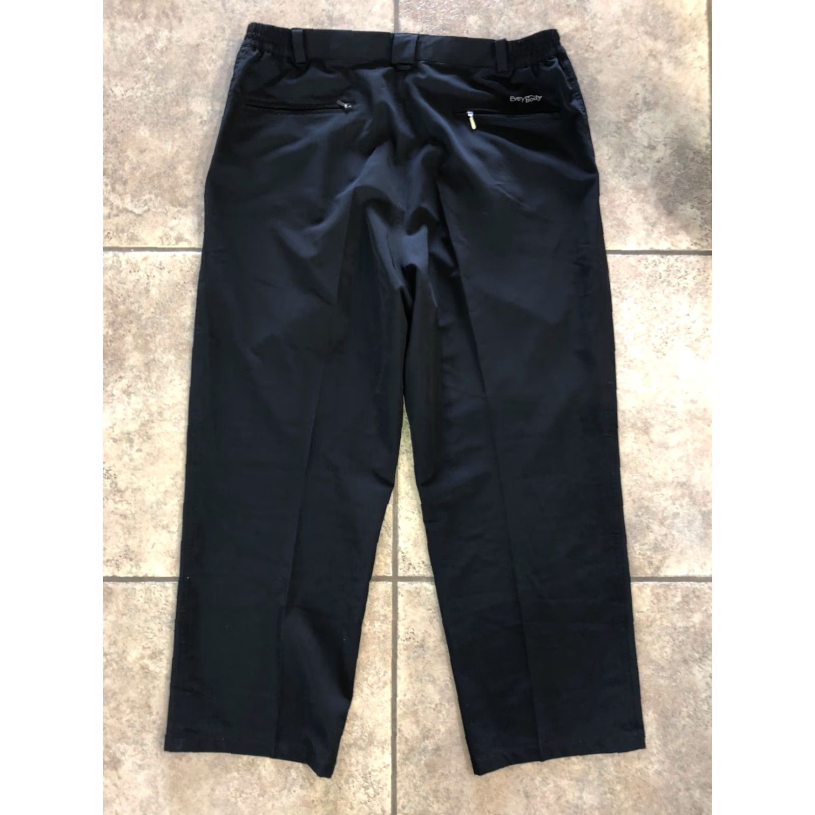 Vintage Kolping Mens Black Dress Pants Size 38 Regular Size US 38 / EU 54 - 4 Thumbnail