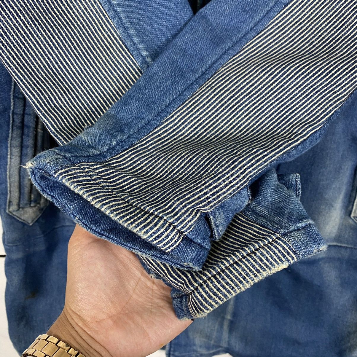 Blue Blue Japan × Indigo × Japanese Brand PLEIN INDIGO LONG JACKET Size US M / EU 48-50 / 2 - 9 Thumbnail