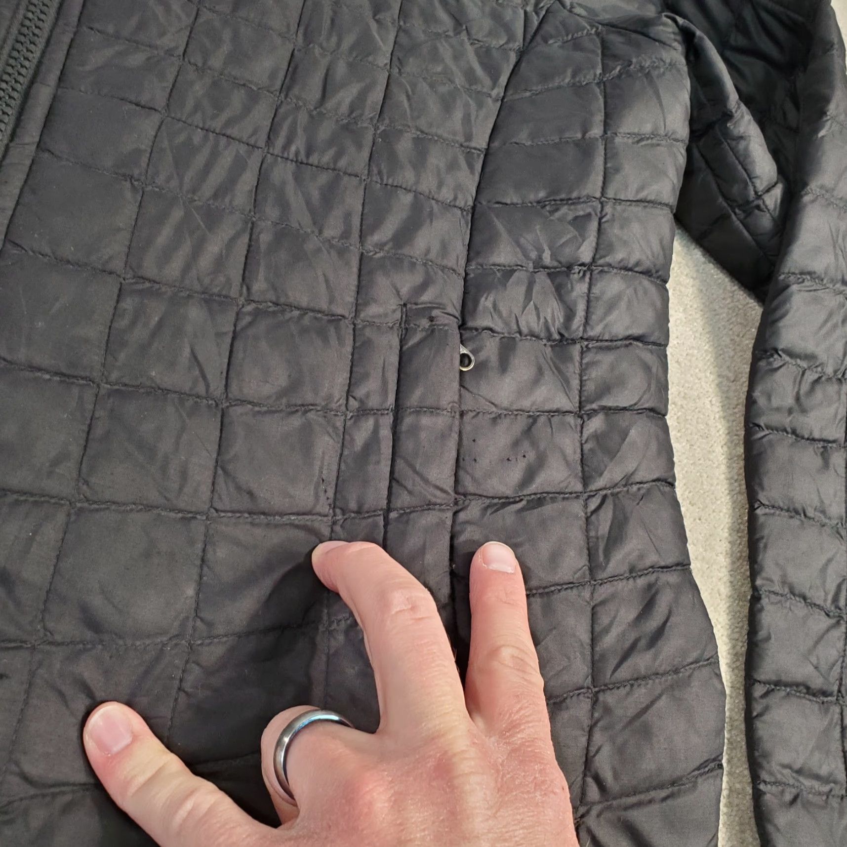 The North Face The North Face Jacket Womens L Black Thermoball Puffer Quilted Windbreaker Full Zip Pockets Outdoor 90s? Size L / US 10 / IT 46 - 5 Thumbnail