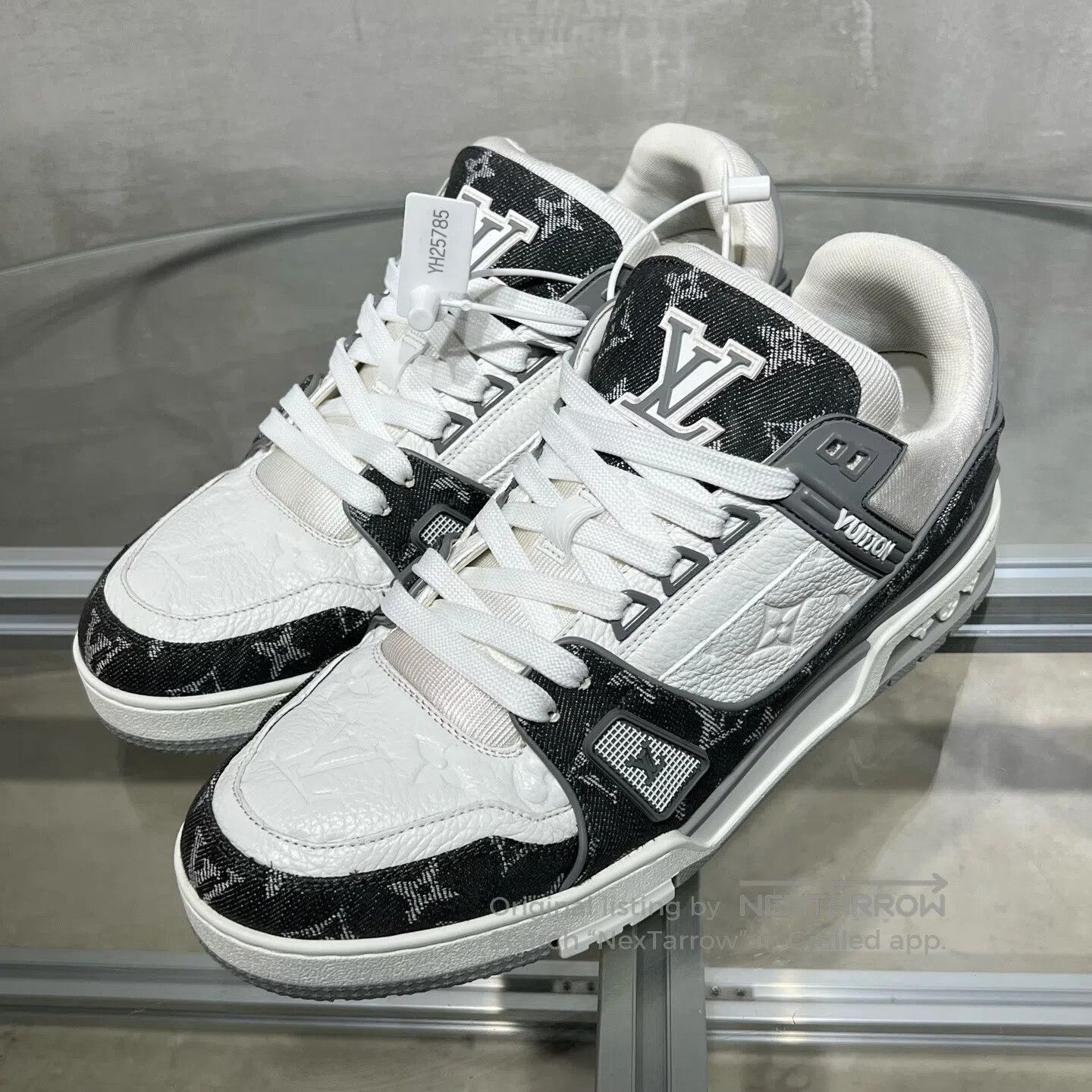 Louis Vuitton Louis Vuitton Trainer White-Grey Jeans shoes Size US 9.5 / EU 42-43 - 1 Thumbnail