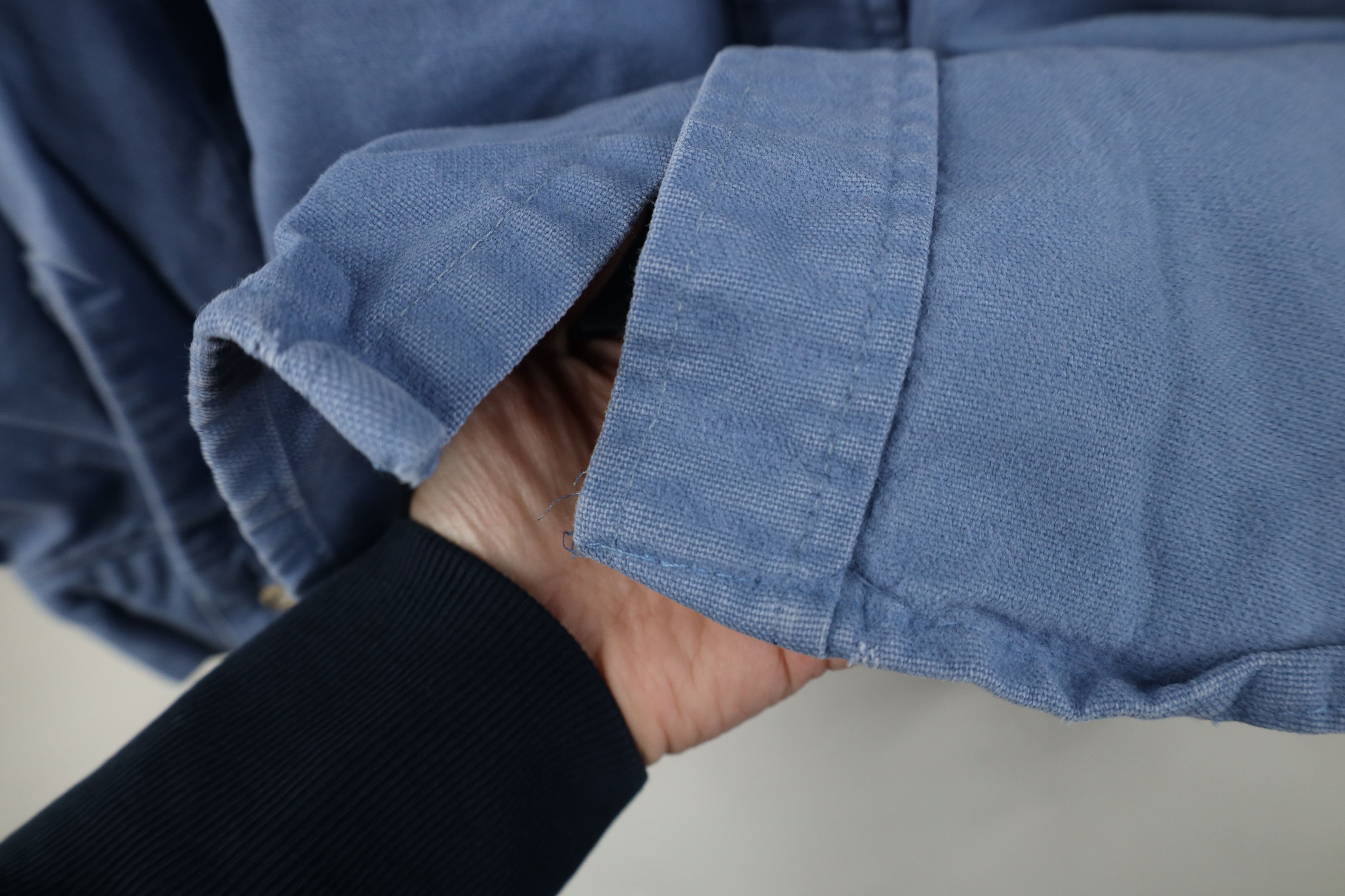 FiveBrother Vintage 70s Five Brother Chamois Cloth Collared Button Shirt Size US XL / EU 56 / 4 - 8 Thumbnail