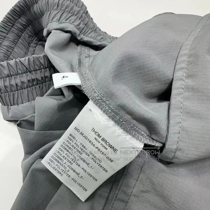 Thom Browne Thom Browne Grey Lightweight Track Pants. Size 30" / US 8 / IT 44 - 1 Thumbnail
