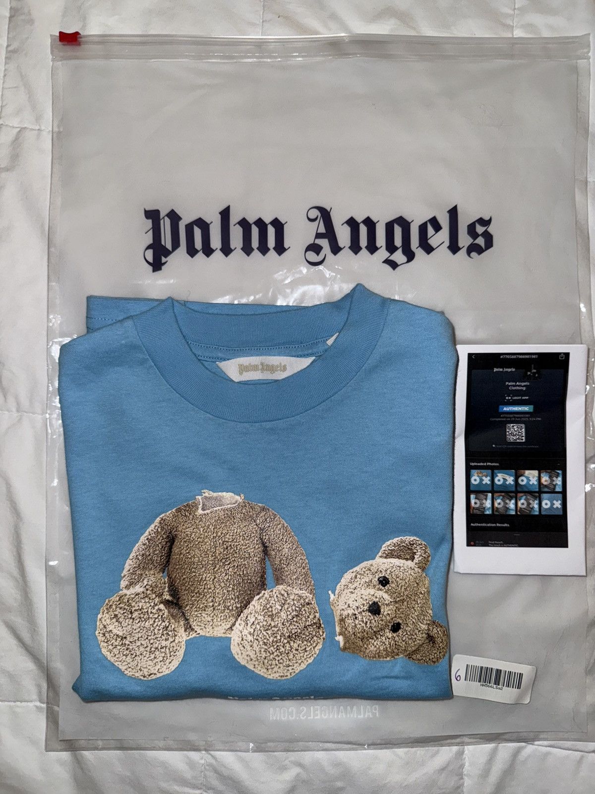 Palm Angels Palm Angels Youth 6 “Broken Teddy Bear” L/S T-Shirt Tee kill Size US XXS / EU 40 - 2 Thumbnail