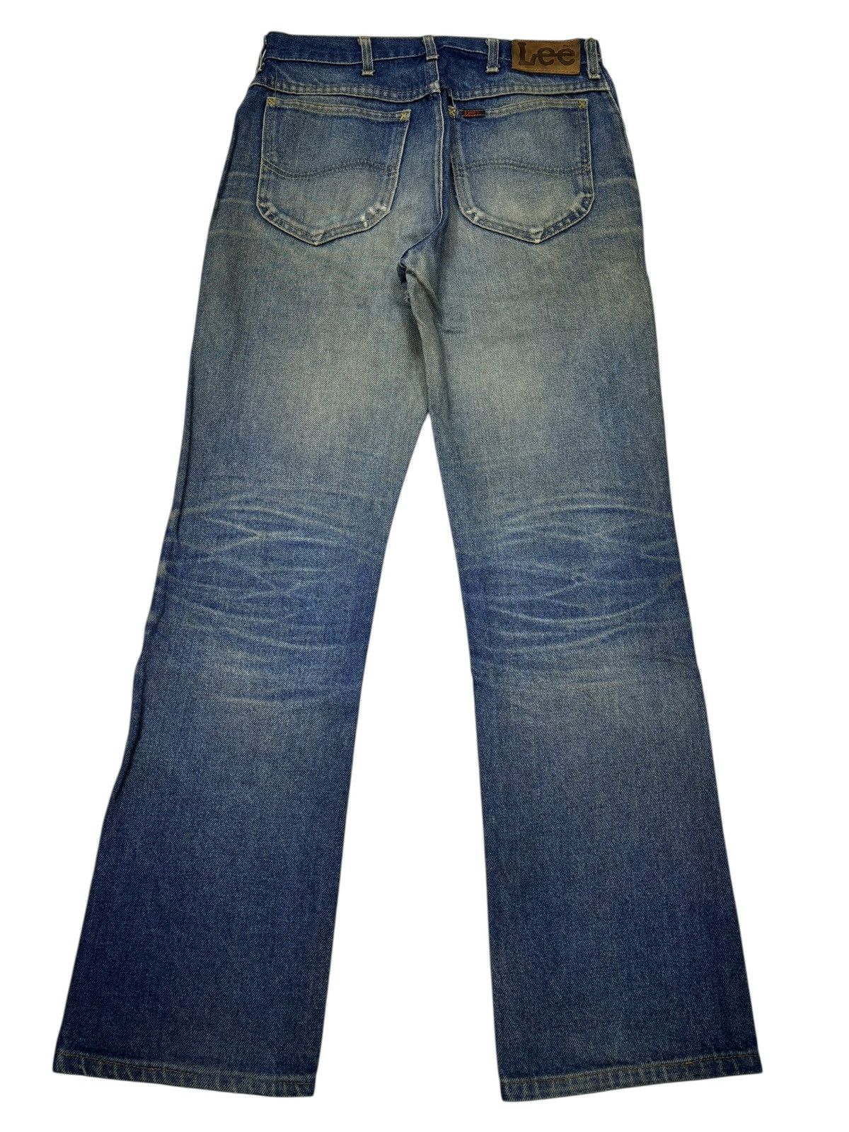 Lee LEE RIDERS MUD WASH RUSTY DISTRESS SEMI FLARE DENIM JEANS Size US 30 / EU 46 - 5 Thumbnail