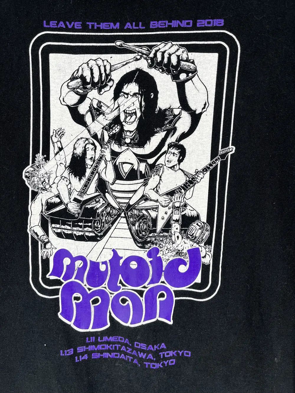 Band Tees Vintage Y2K Mutoid Man Japan 2018 Progressive Metal T-Shirt Size US M / EU 48-50 / 2 - 5 Thumbnail