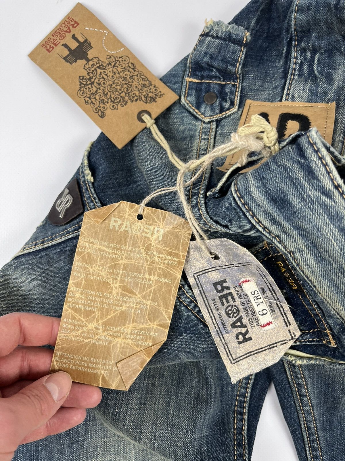 Other Jeans Dirty Pants faded crash denim thrashed y2k distressed Size US 32 / EU 48 - 5 Thumbnail