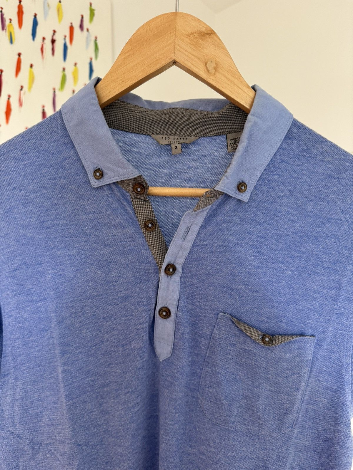 Ted Baker Ted Baker Heather Polo Size US S / EU 44-46 / 1 - 2 Thumbnail