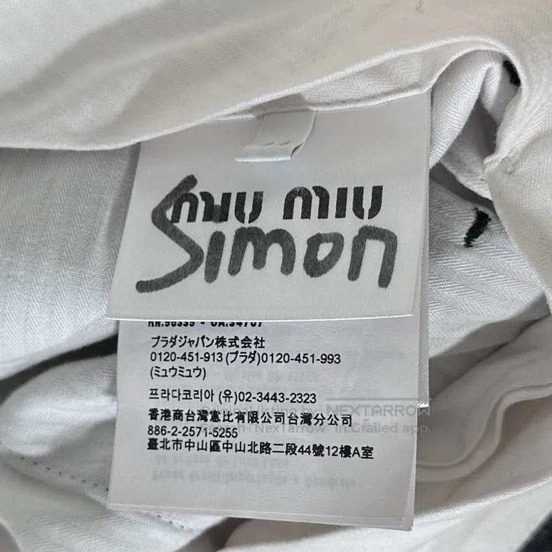 Miu Miu Miu Miu 44 Gray long trousers Size 28" / US 6 / IT 42 - 6 Thumbnail