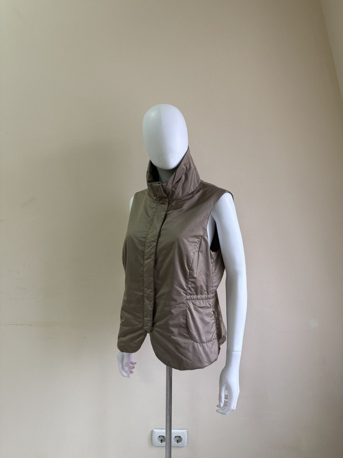 Brunello Cucinelli Brunello Cucinelli Womens Brown Lana Wool Vest Size 48 Size XL / US 12-14 / IT 48-50 - 5 Thumbnail
