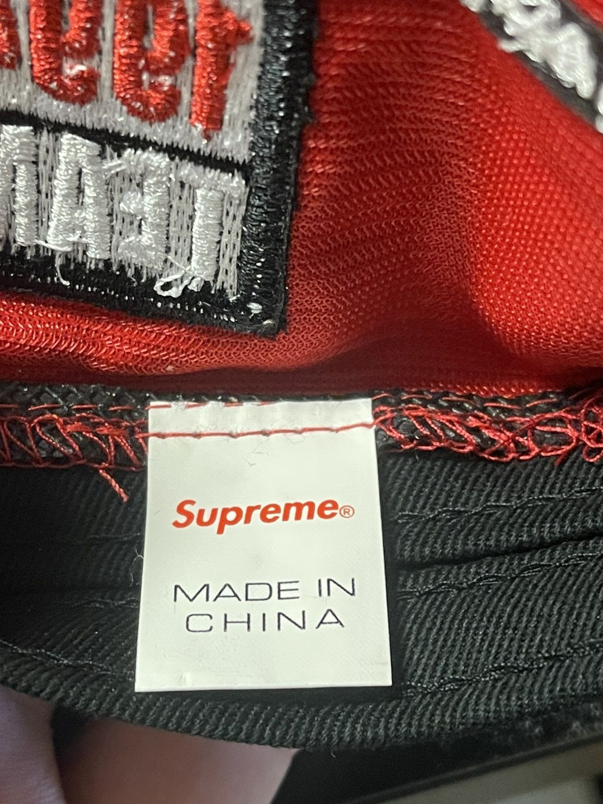 Supreme Supreme World Famous Trail Camp Hat Red Size ONE SIZE - 6 Thumbnail