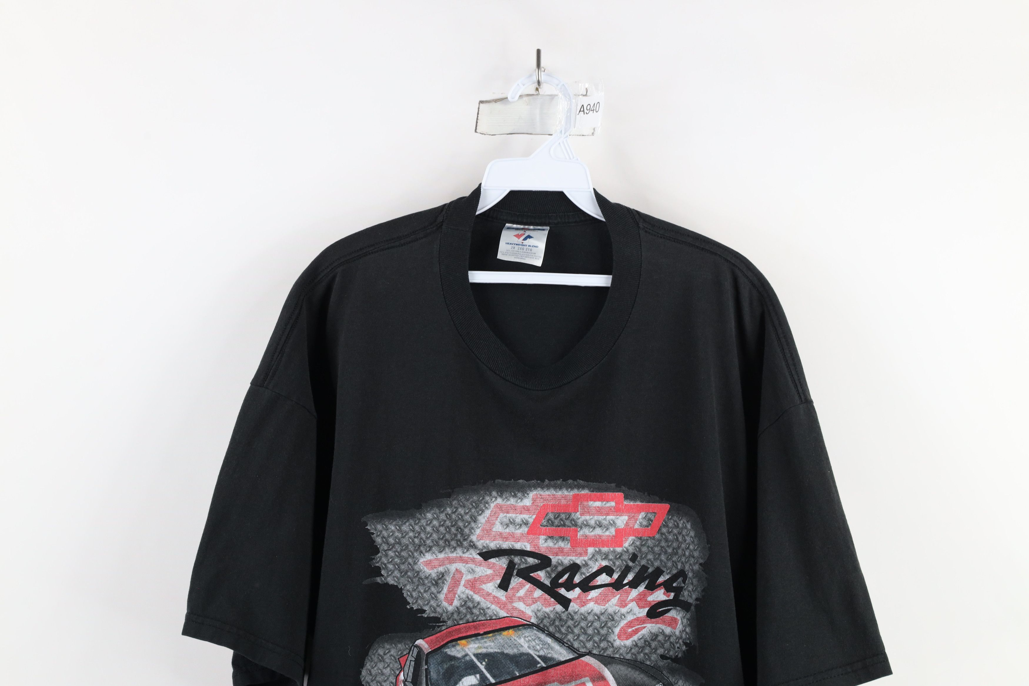 Vintage Vintage 90s NASCAR Chevrolet Racing Short Sleeve T-Shirt Size US XXL / EU 58 / 5 - 2 Thumbnail