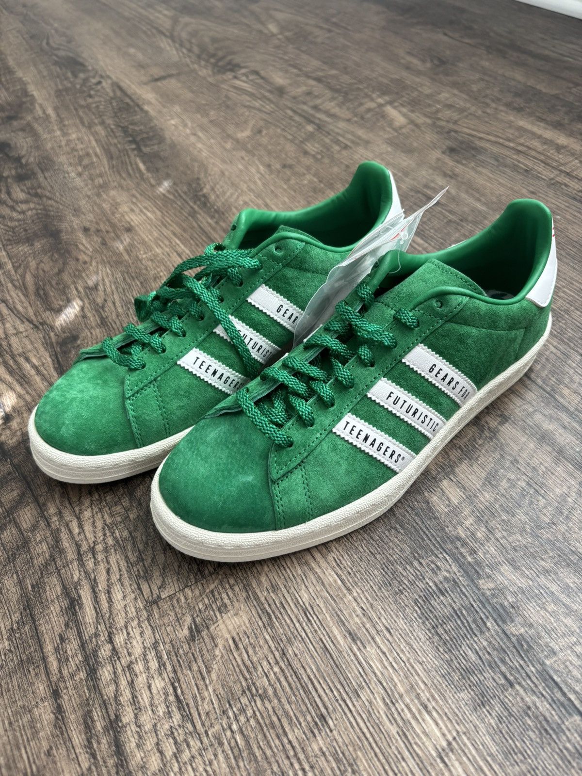 Adidas × Human Made Adidas x Human Made Sz. 7 Campus Green Shoes Size US 7 / EU 40 - 1 Thumbnail