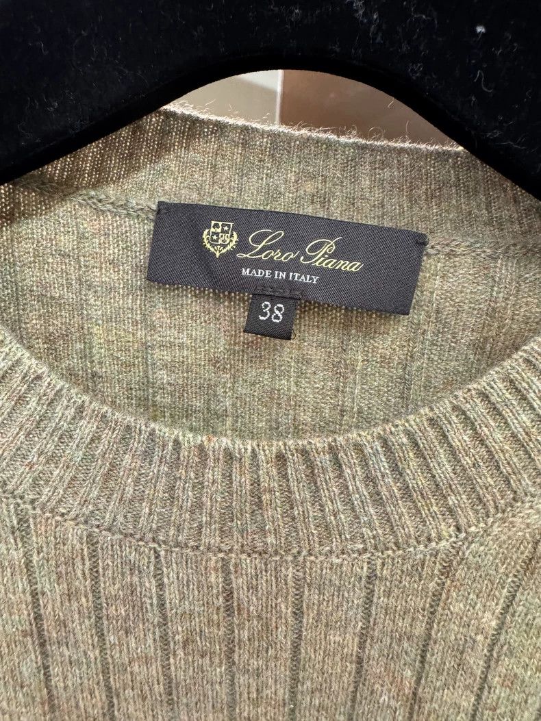 Loro Piana LORO PIANA Round collar colored cashmere sweater Size S / US 4 / IT 40 - 3 Thumbnail