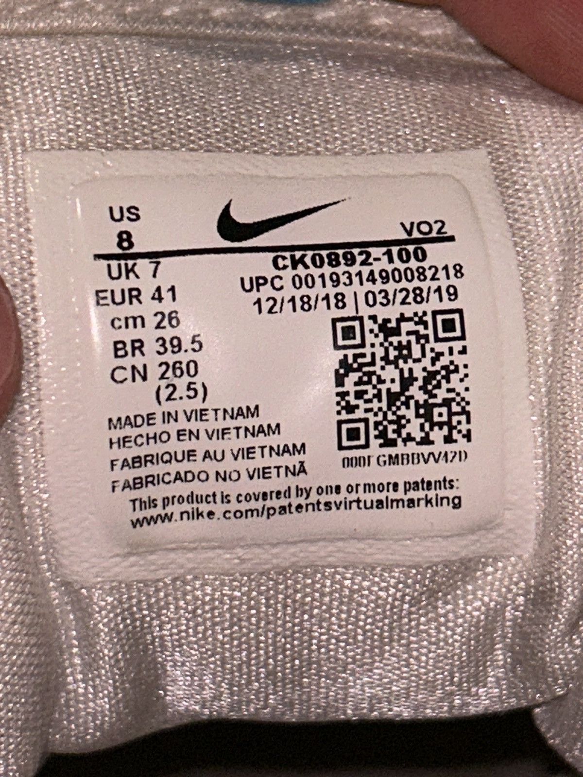 Nike Air max Tempo Blue/White Size US 8 / EU 41 - 8 Thumbnail