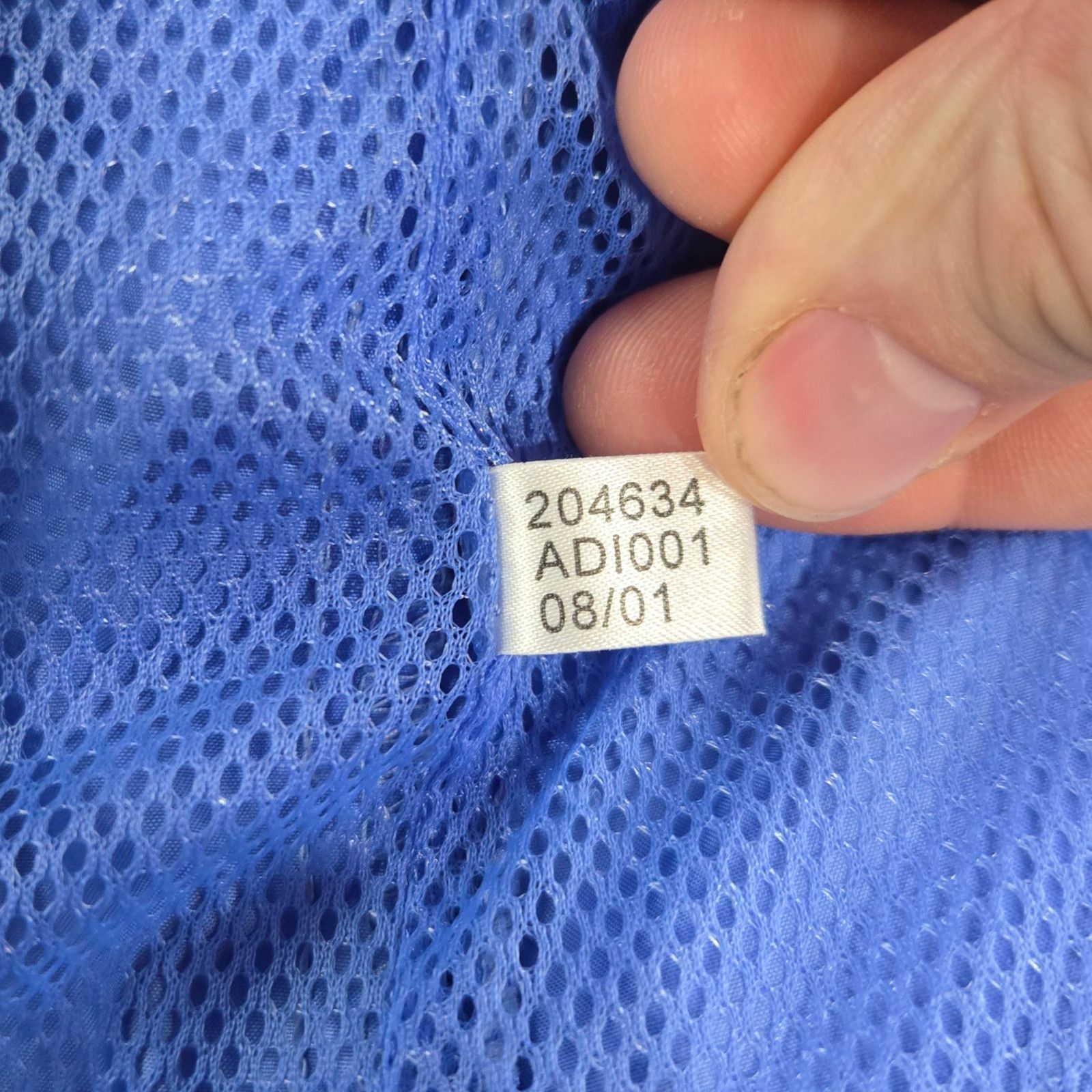 Adidas Y2K Adidas Track Jacket Blue Navy Zip Up Size Medium Size US M / EU 48-50 / 2 - 9 Thumbnail