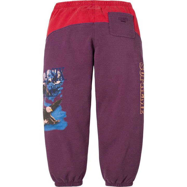 Maison Margiela × Supreme Eagle Sweatpant Size US 36 / EU 52 - 2 Thumbnail