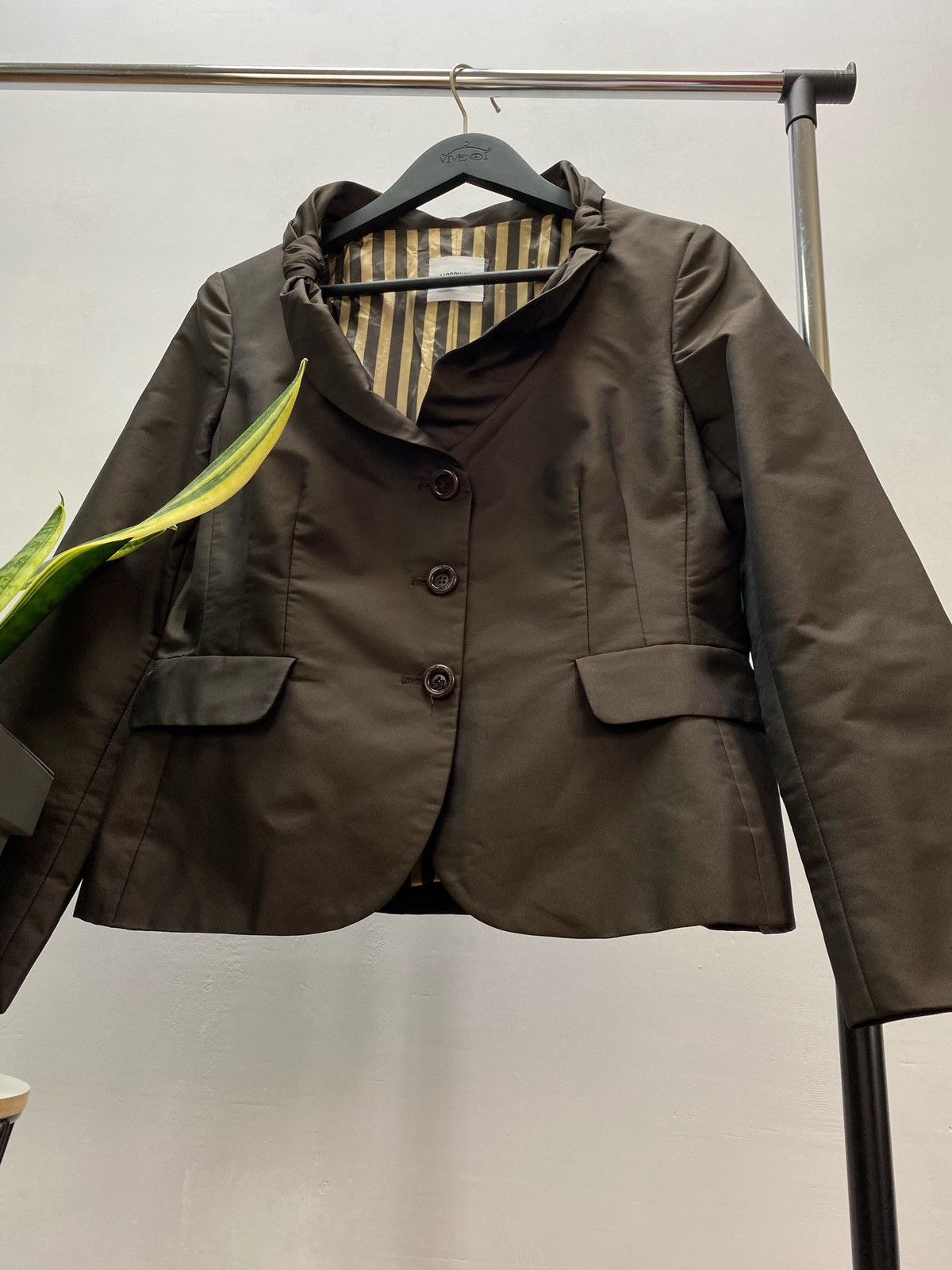 If Six Was Nine × Moschino Moschino Black Blazer Cheap And Chic Art Designer Rare Size XL / US 12-14 / IT 48-50 - 4 Thumbnail