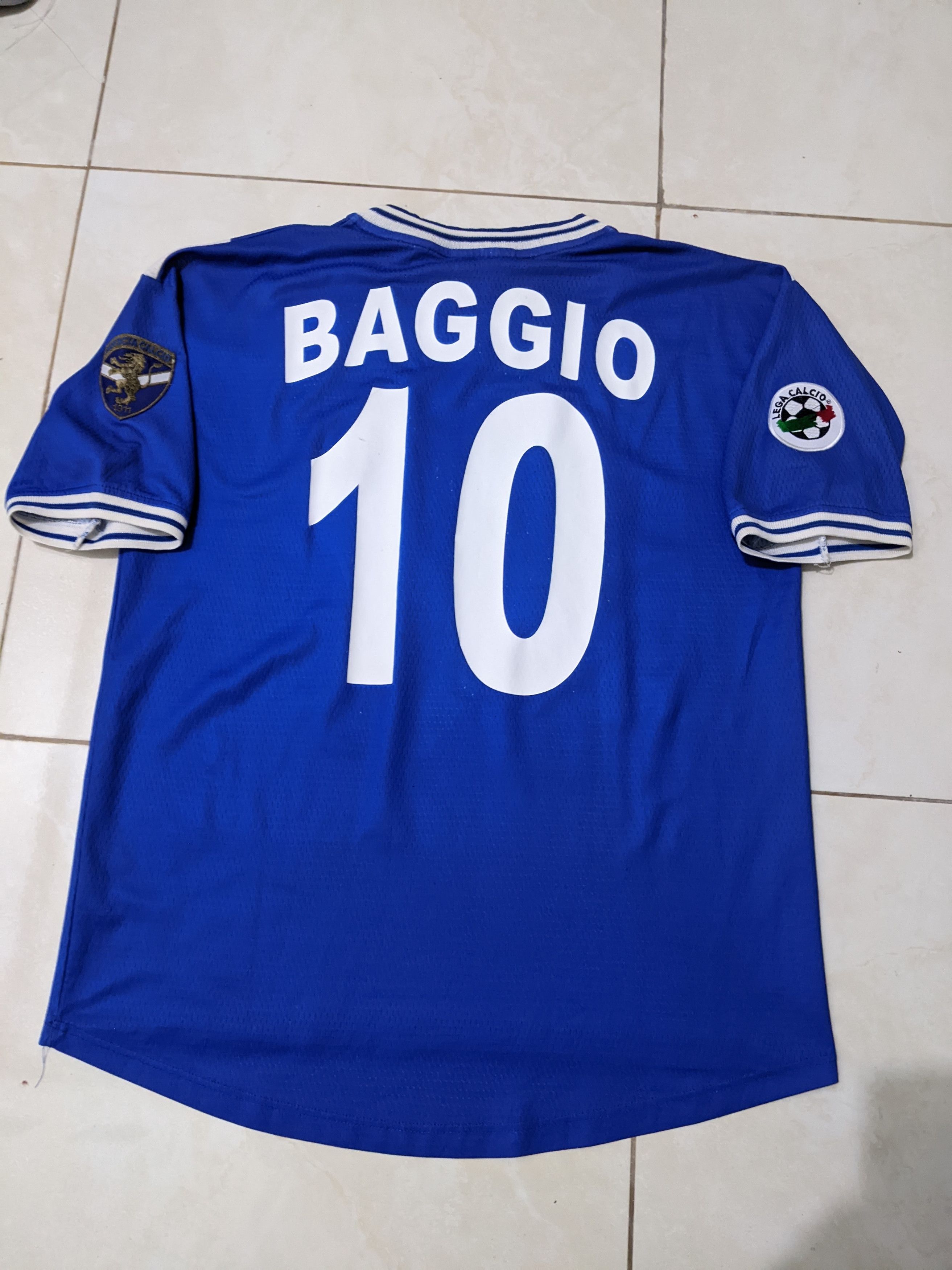 Vintage Jersey Brescia 2000 home Baggio football shirt Size US L / EU 52-54 / 3 - 2 Thumbnail