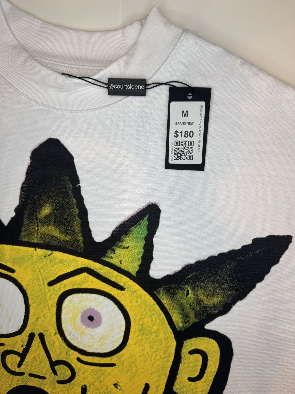 Billionaire Studios Courtside Billionaire Studios Lemon Head Tee - Brand New Size US M / EU 48-50 / 2 - 3 Thumbnail