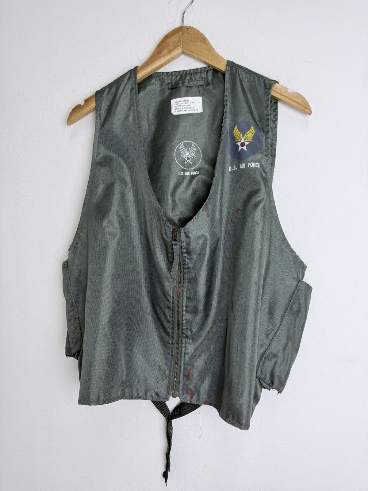 Vintage U.S Air Force re-pro Vest Radio Carrier Size US XL / EU 56 / 4 - 1 Thumbnail
