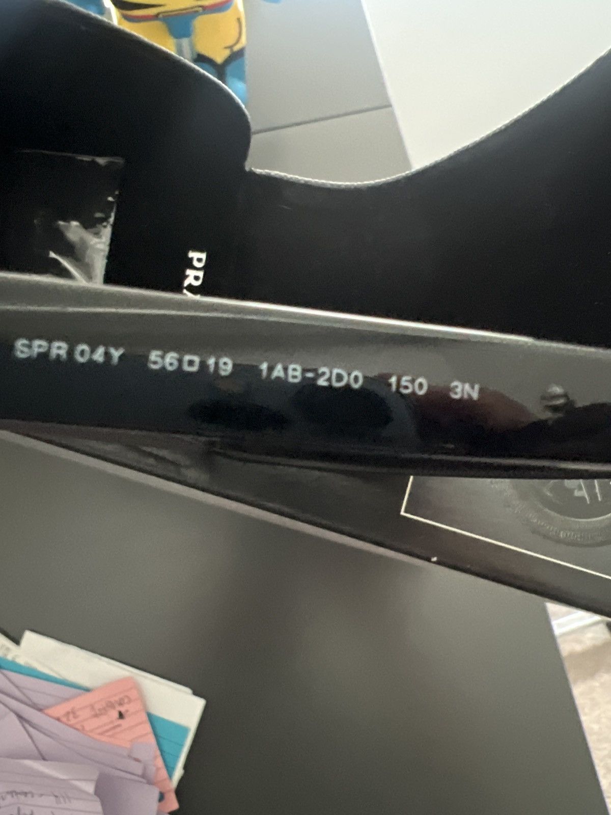 Men Prada Sunglasses Black Frames.