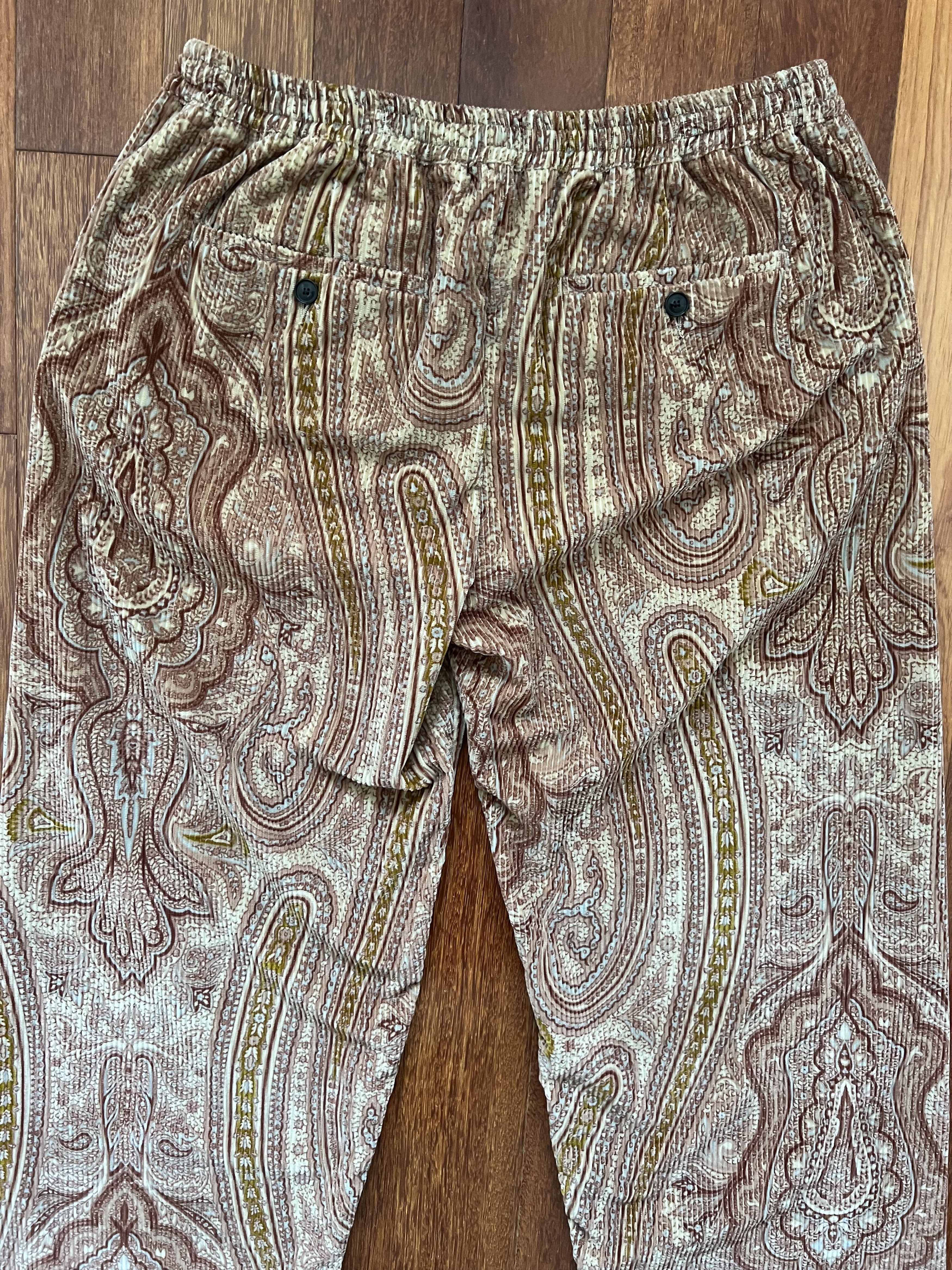 A Kind Of Guise 💚 AW23 A Kind Of Guise Samurai Trousers Paisley Corduroy Size US 32 / EU 48 - 10 Thumbnail