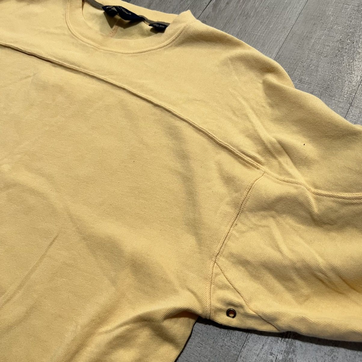 Willis & Geiger Willis & Geiger Yellow Cotton Lightweight Crest Sweatshirt Size US L / EU 52-54 / 3 - 5 Thumbnail