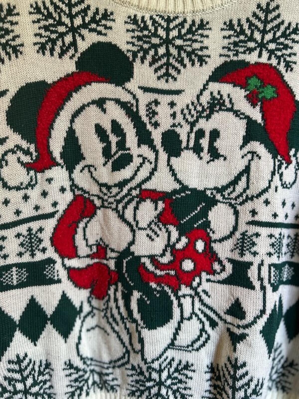 Disney Disney Mickey and Minnie Mouse Holiday Sweater Size ONE SIZE - 2 Thumbnail