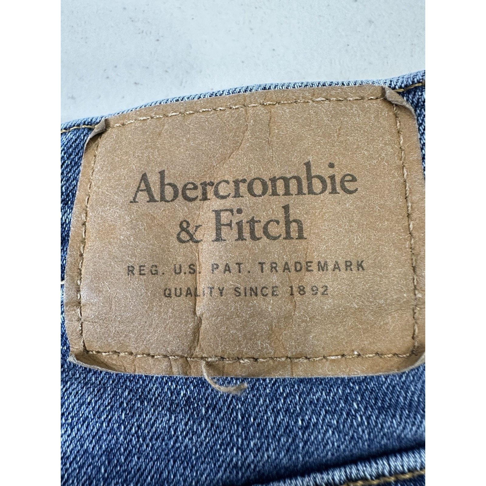 Abercrombie & Fitch Abercrombie Fitch Jeans Mens 29x32 Blue Denim slim straight Size US 29 - 6 Thumbnail