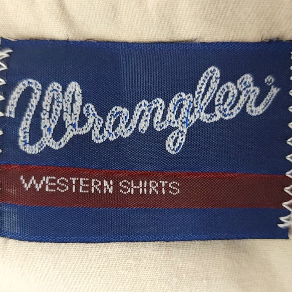 Wrangler VINTAGE Wrangler Western Shirt Mens XL Beige Embroidered Logo Cowboy 90s Casual Shirt Size US XL / EU 56 / 4 - 5 Thumbnail