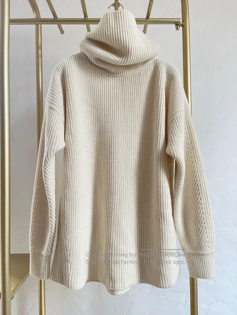 Hermes Hermes White Knitted Top Size XXS / US 00 / IT 34 - 2 Thumbnail
